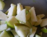 A picture of step 2 of Green Apple Oats Smoothie.