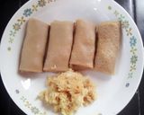 Foto langkah ke 4 dari resep Dadar gulung Coffee mix(inti kelapa).