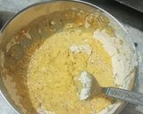 A picture of step 2 of Besan Chilla.