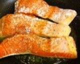 A picture of step 3 of ☆Salmon Meunière☆ with Herb Salt.