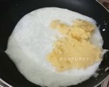 Foto langkah ke 1 dari resep CHIFFON TAPE SINGKONG KEJU metode santan dimasak dulu.