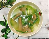Hình bước làm 5 của món Canh Bí Xanh Nấu Đuôi Heo