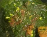 A picture of step 4 of Palak paneer.