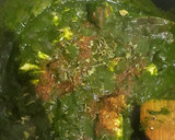 A picture of step 4 of Palak paneer.