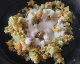 Foto del paso 4 de la receta: Batata/camote/boniato relleno de salteado de vegetales🍠🥦🧅🌶️