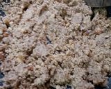 A picture of step 1 of Walnut halwa.