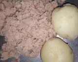 A picture of step 2 of Soya chunks cutlet.