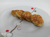 Hamburguesitas pollo-pasta BLW