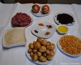 A picture of step 8 of Ground beef Gheymeh with barberries (khoresh Gheymeh BA Zereshk).