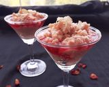 A picture of step 6 of Gulkand Phirni.