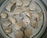 A picture of step 6 of Dumplings/Momos.