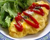 A picture of step 7 of ✿Easy Fluffy Omurice in the Microwave✿.