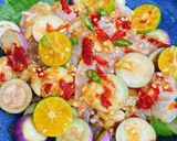 Hình bước làm 4 của món Tôm Mắm Nhĩ