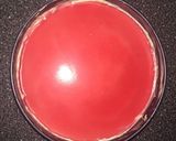 A picture of step 6 of White Chocolate and Strawberry Jelly Cheesecake.