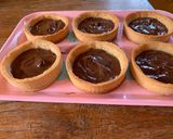 Foto del passaggio 3 della ricetta Crostatine frolla alla nocciola con mousse alla nutella