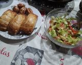 Foto del paso 3 de la receta Hojaldre de pollo relleno de jamón york y queso