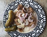 Smażone z cebulą podgardle krok przepisu 3 zdjęcie