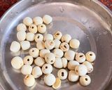 石斑魚蓮子粥的食譜步驟1照片