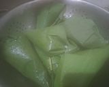 A picture of step 3 of Ekuru elewe (leaf ekuru).