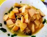 Foto del paso 4 de la receta: Ceviche de almejas con aguacate y melocotón al aroma de naranja