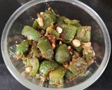 A picture of step 6 of Capsicum subji.