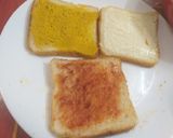 A picture of step 3 of Chicken & veg mayonnaise cheese sandwich.