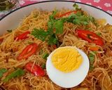 Gambar langkah 5 resipi Bihun goreng.
