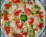 A picture of step 6 of Spicy dahi phulkian 🍅🧅🥦🍅.