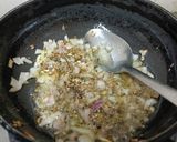 A picture of step 5 of Spinach Pakora Kadhi With Indian Herbed Rice - Punjabi meal For Dinner.