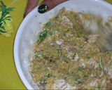 A picture of step 1 of Paneer soya tikki.
