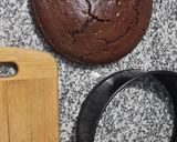 A picture of step 8 of Rich Dark Chocolate Cake.
