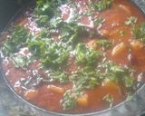 A picture of step 4 of Gujarati Raswala Bateta nu Shake.