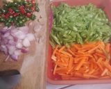 Foto langkah ke 1 dari resep Tumis buntel(buncis telor wortel).