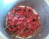 A picture of step 16 of Puri, batata rassa, Masalebhat, shrikhand & Koshimbir.