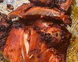Foto del paso 3 de la receta: Pollo en achiote frijoles de la olla pico de Gallo salsa taquera cebolla empapelada sopa fría y pico