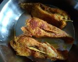 A picture of step 1 of Jhal Chital fish                     .