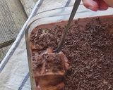 Foto langkah ke 5 dari resep Puding Coklat Terapung.