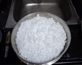 A picture of step 1 of Farali Sago Khichdi.
