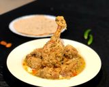 A picture of step 10 of Malai chicken.