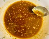 A picture of step 2 of Stingray wings in sesame seeds in the oven.