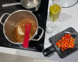 A picture of step 1 of Spinach and coconut dal.