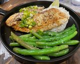 A picture of step 11 of Tilapia with Scallion Sriracha Pesto.