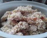 A picture of step 3 of Sig's creamy pork and mushroom salad.