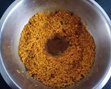 A picture of step 3 of Red Chilli Pickle.