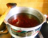 A picture of step 1 of Bihari Laal Lobia with Kheera Raita.