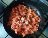 Une image de l'étape 5 de Dés d'aubergines frites en sauce tomate 🍆🍅🌱.