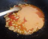 A picture of step 3 of Cavatelli with Chickpeas and Prawns.
