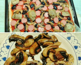 Foto del paso 8 de la receta: Pizza frankfurt con alcachofa