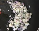 A picture of step 2 of Aloo ka bhurta.