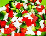 A picture of step 1 of Creamy Veggie Orzo.